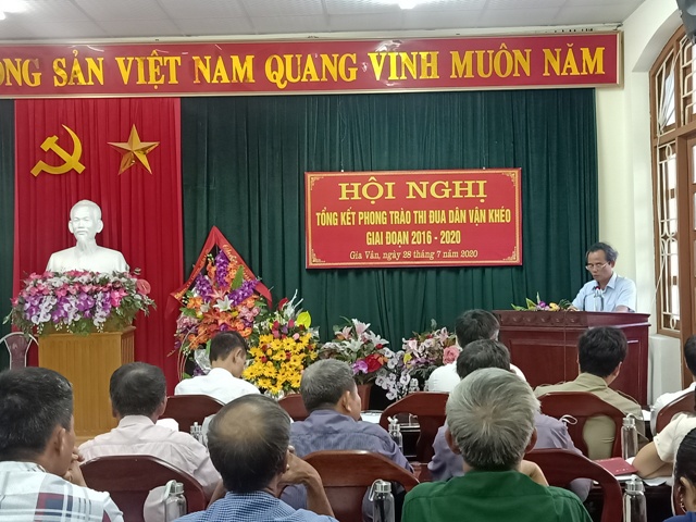 Hội nghị tổng kết phong trào thi đua dân vận khéo giai đoạn 2016 - 2020