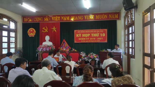 Ảng họp HĐND kỳ họp thứ X nhiệm kỳ 2016 - 2021