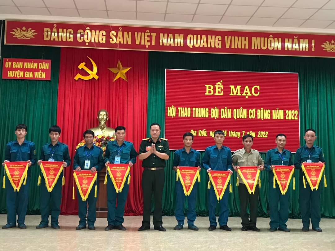 Trung đội dân quân cơ động W88club
 ngày 4- 5 tháng 7 năm 2022 Tham gia hội thao trung đội dân quân cơ động năm 2022 tại Ban chỉ huy quân sự huyện Gia Viễn